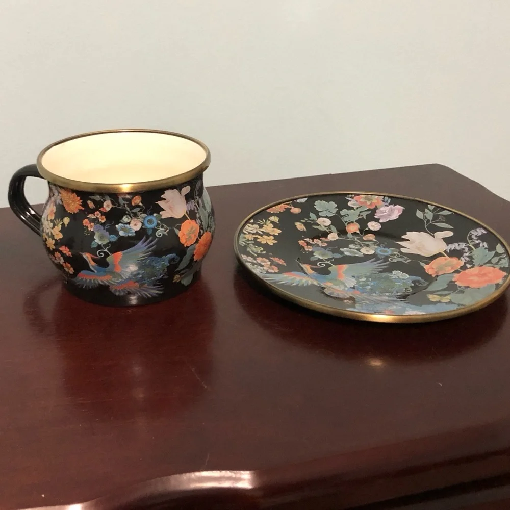 NWT__Johnny Was Limited Edition Enamel Tea Set__NWT - Picture 14 of 14